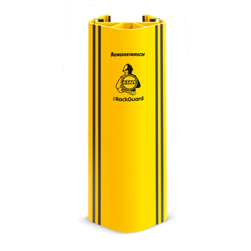 Imagem do produto: Protetor anti-colisão A-SAFE para estantes RackGuard (S) ML, em MEMAPLEX®, dimensões internas A x L x P 600 x 102 x 68 mm