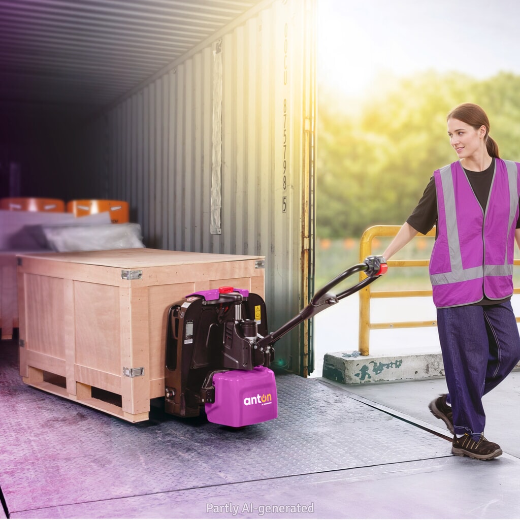 AntOn by Jungheinrich porta-paletes elétrico PTL 1.5, capacidade de carga de 1500 kg, comprimento do garfo de 1.150 mm Imagem do produto n.º 13: AntOn by Jungheinrich porta-paletes elétrico PTL 1.5, capacidade de carga de 1500 kg, comprimento do garfo de 1.150 mm