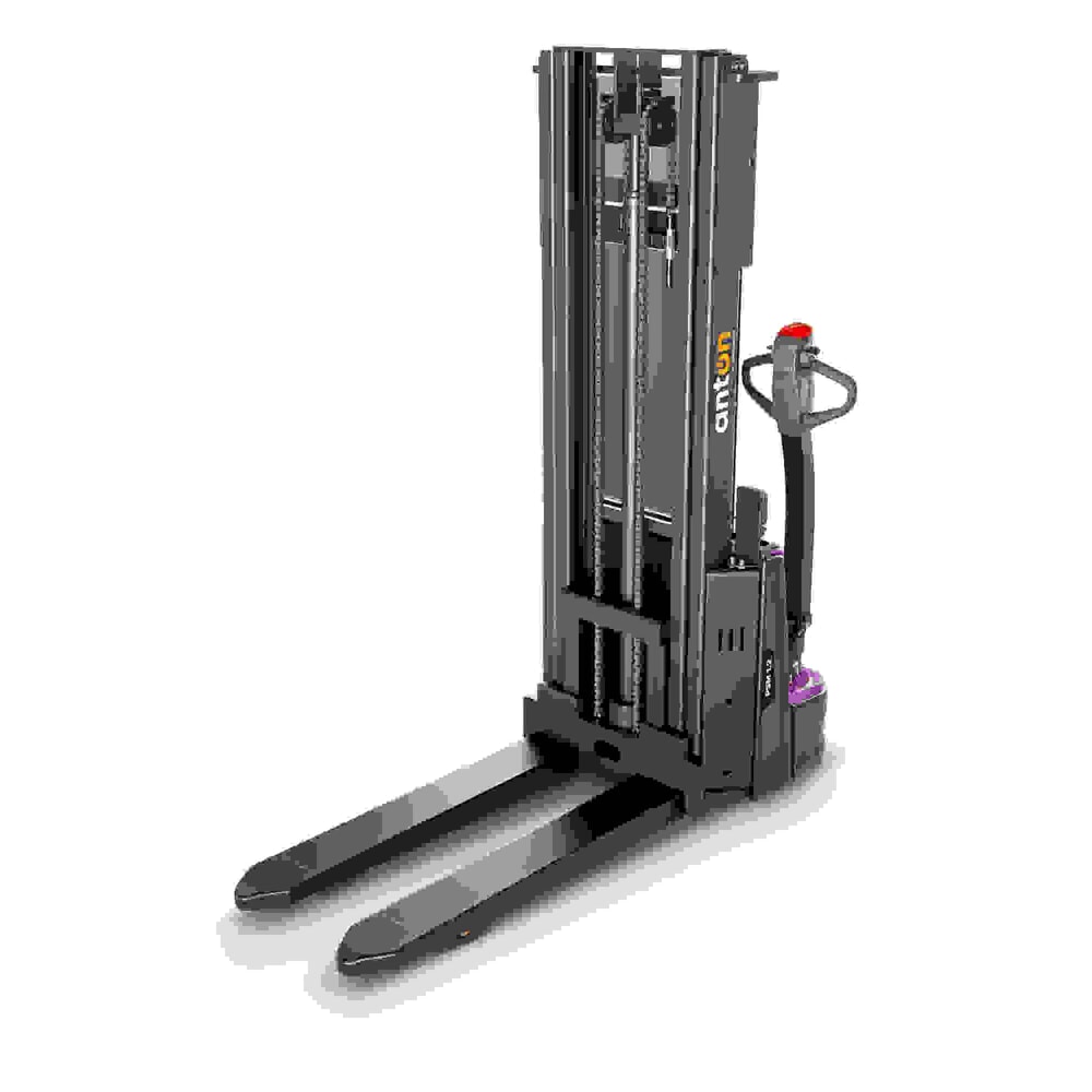 Imagem do produto n.º 7: Empilhador elétrico AntOn by Jungheinrich PSM 1.2, com mastro de elevação telescópico duplo, capacidade de carga de 1200 kg, altura de elevação de 2522 mm