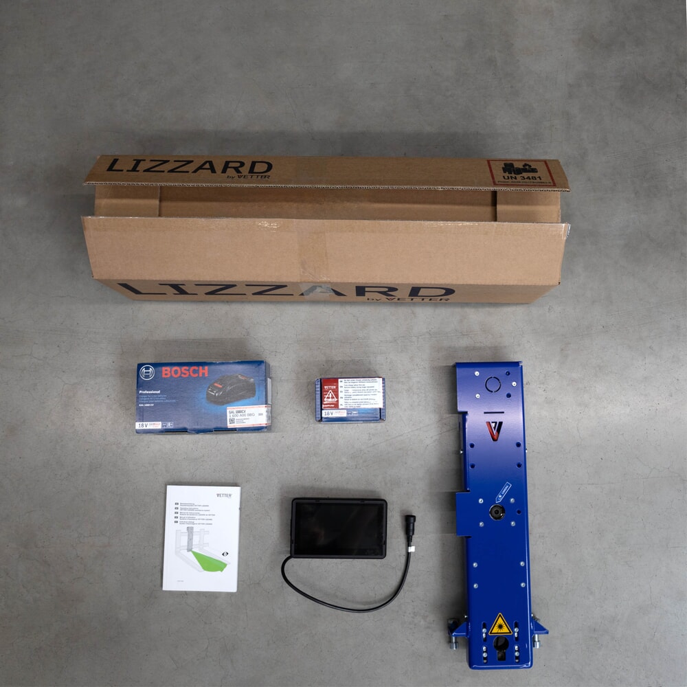 Imagem do produto n.º 2: VETTER® LIZZARD Premium, sistema de guiamento de garfos por laser e câmara, ISO 2A