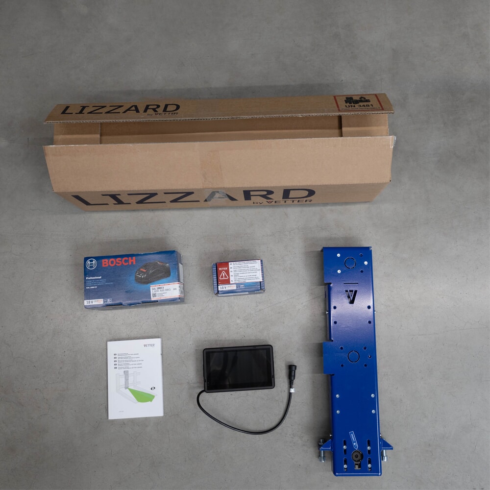 Imagem do produto n.º 2: VETTER® LIZZARD Cam, sistema de guiamento de garfos com câmara, ISO 3A