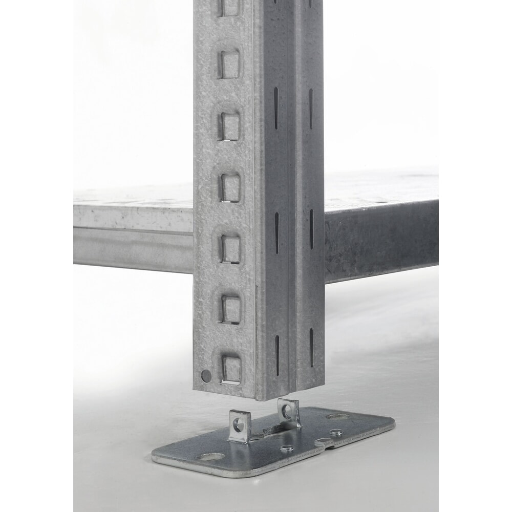 Imagem do produto n.º 9: ManOrga estante para picking, módulo de extensão, com fundos em painéis de aço, capacidade de carga de 350 kg por prateleira, zincado, AxLxP 2000 x 1000 x 400 mm