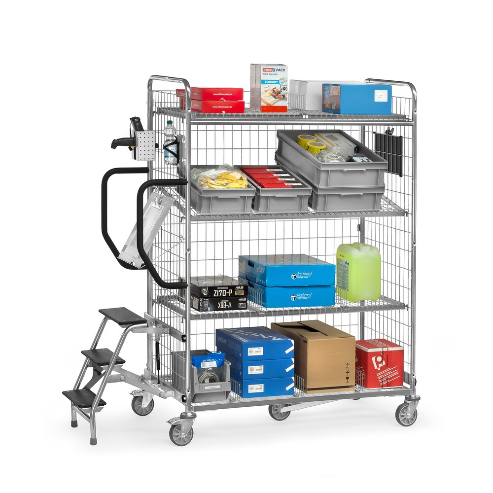 Imagem do produto n.º 4: fetra® carro de preparação de encomendas, AxLxP 1225 x 590 x 891 mm, capacidade de carga 200 kg