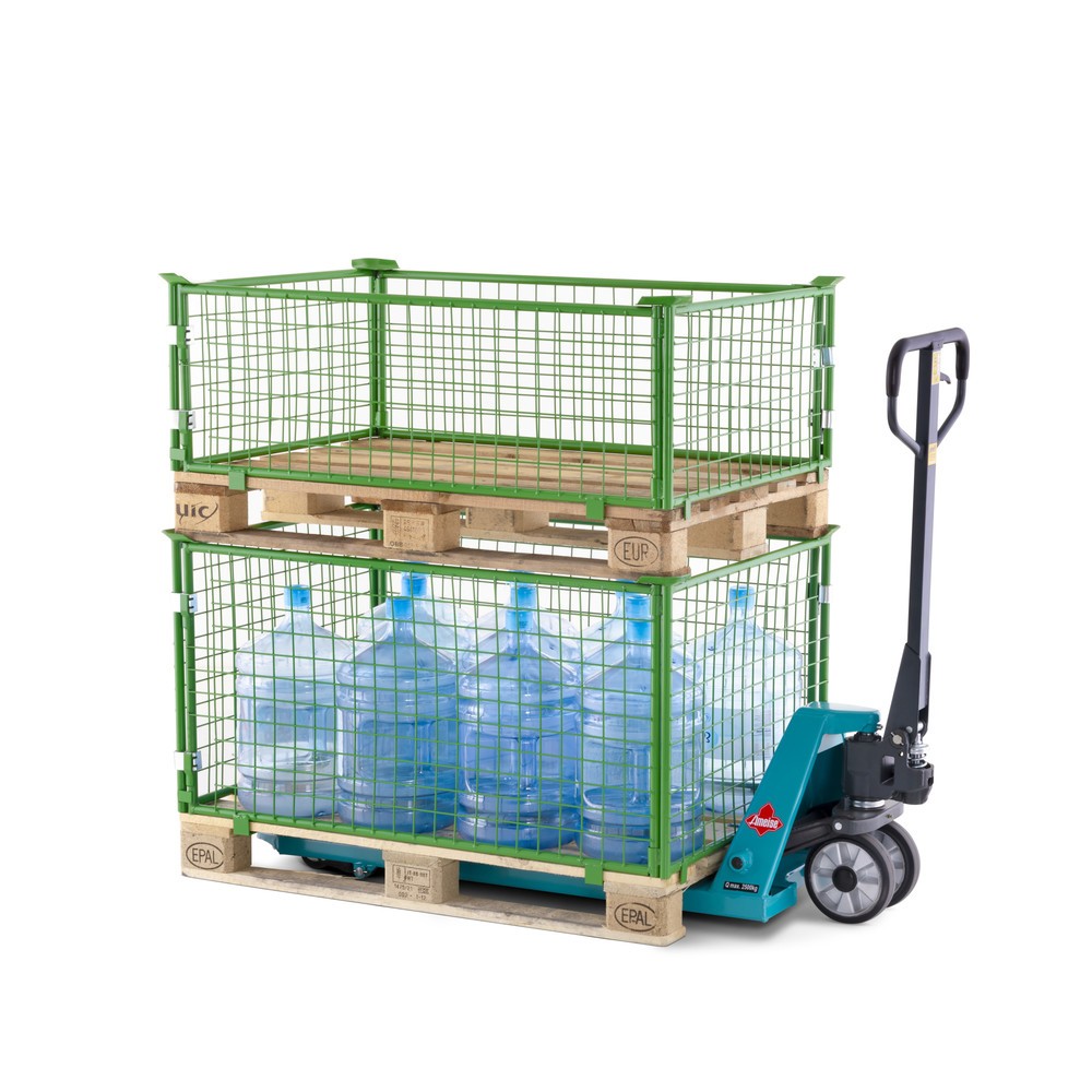 Imagem do produto n.º 5: Aro de malha BASIC sem aba, malha 100 x 100 mm, AxLxP 600 x 1200 x 800 mm, verde-claro
