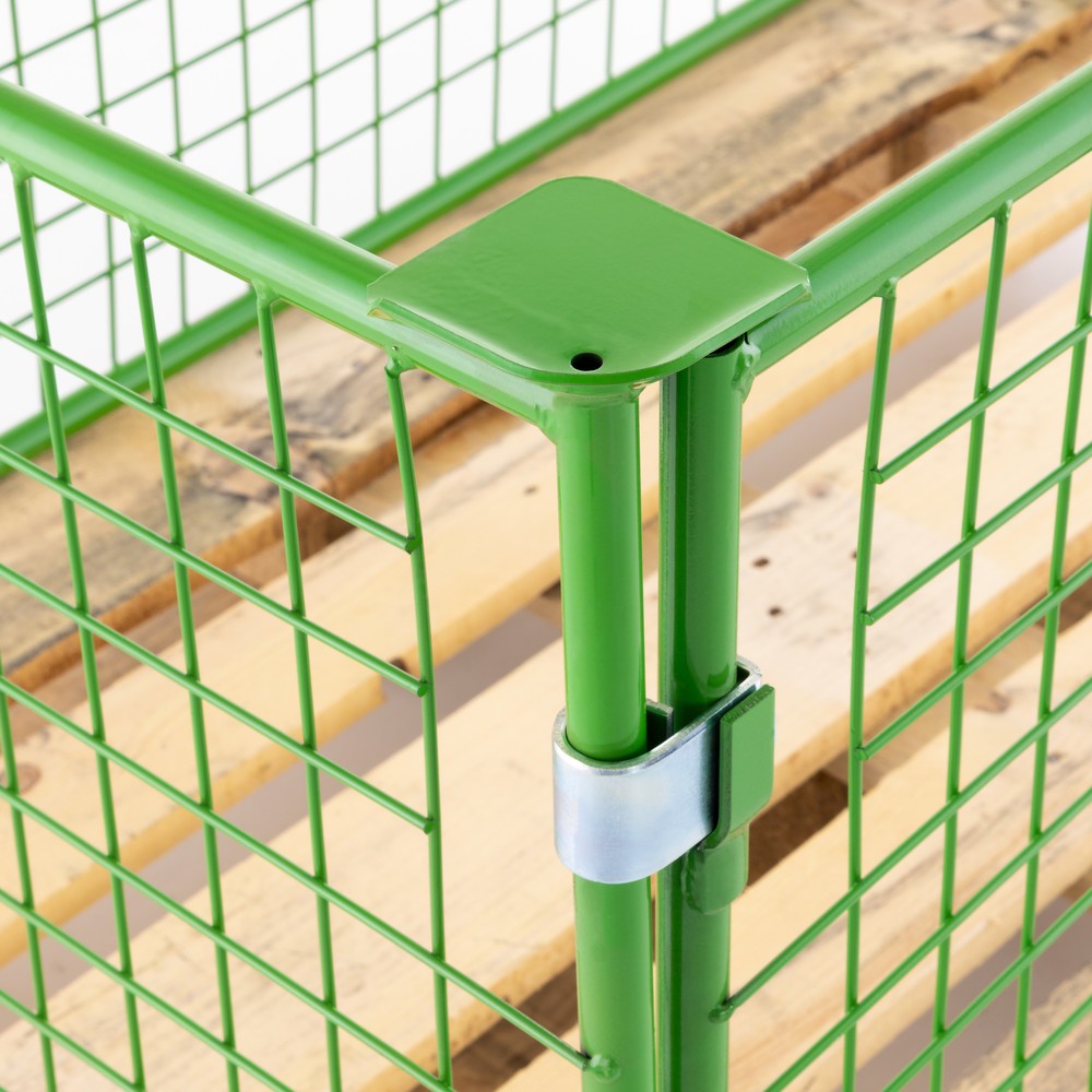 Imagem do produto n.º 6: Aro de malha BASIC sem aba, malha 100 x 100 mm, AxLxP 600 x 1200 x 800 mm, verde-claro