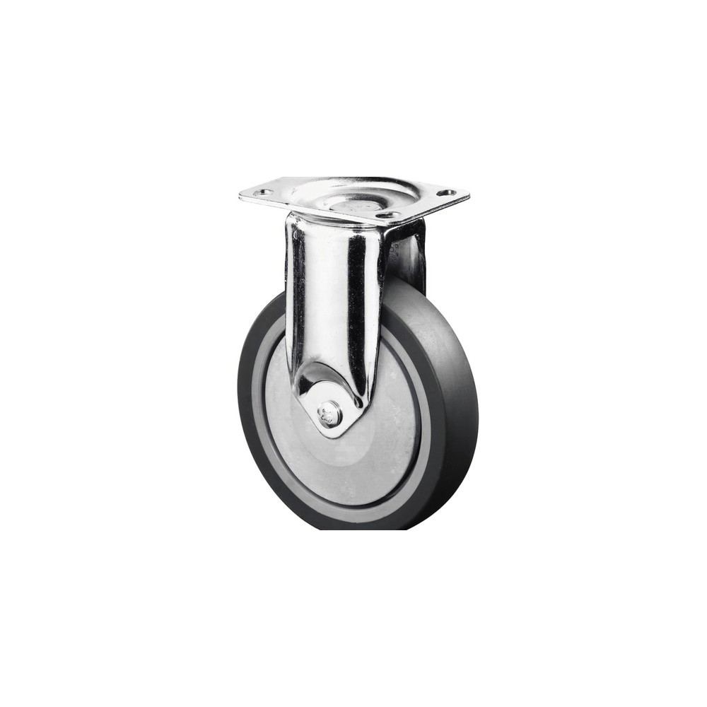 Imagem do produto: BS ROLLEN rodízio para aparelhos em TPE, rodízio, versão reforçada, rolamentos de esferas, placa, Ø x largura 125 x 31 mm, TK 100 kg