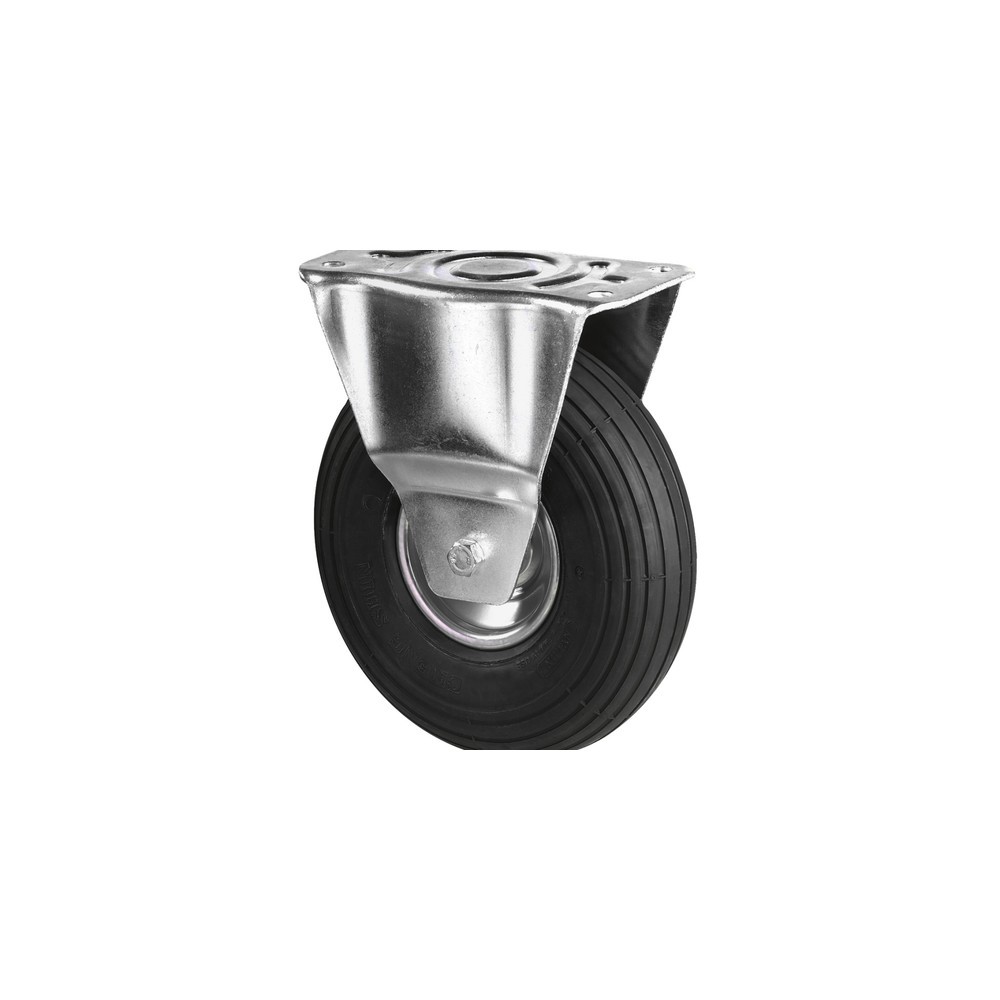 Imagem do produto: BS ROLLEN roda pneumática, rodízio, perfil ranhurado, suporte para rolos, Ø x largura 200 x 50 mm, TK 75 kg