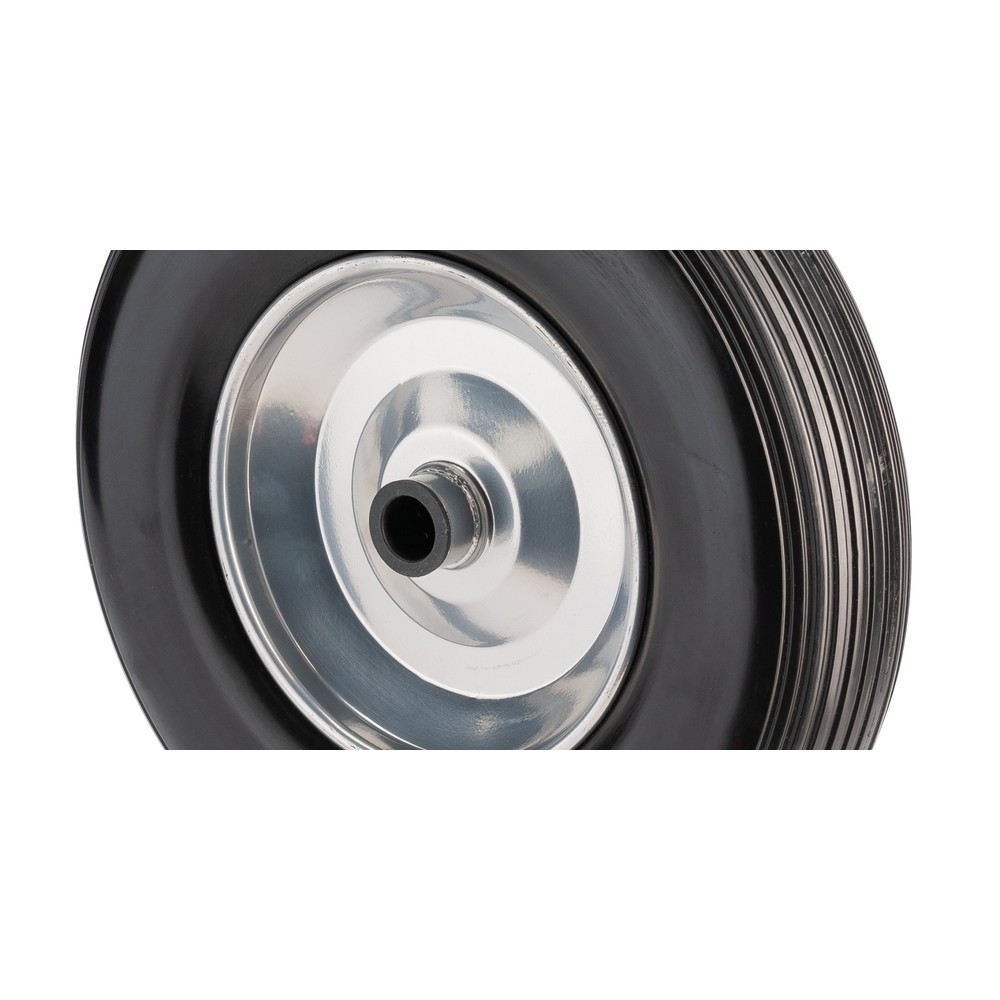 Imagem do produto: BS ROLLEN roda de poliuretano, à prova de furos, perfil ranhurado, suporte para rolos, Ø x largura 200 x 50 mm, TK 75 kg