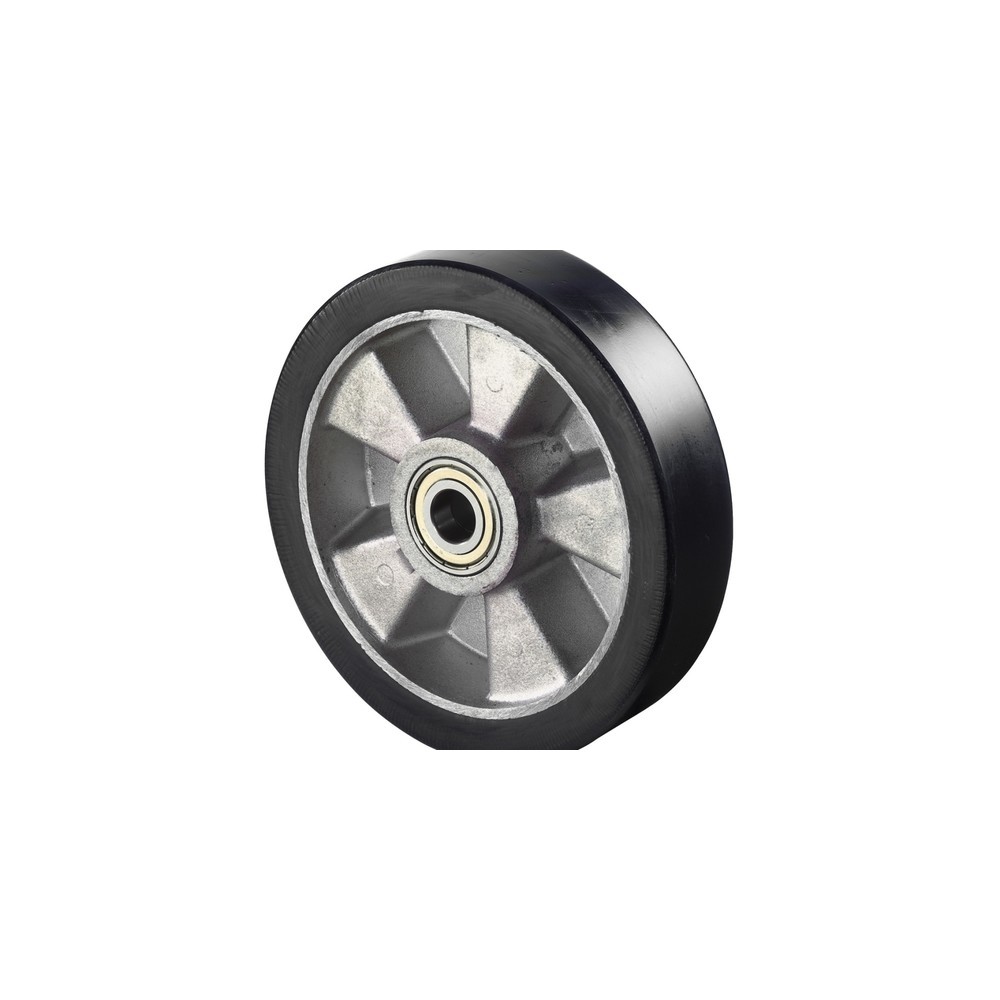 Imagem do produto: BS ROLLEN roda em poliuretano fundido, com rolamentos de esferas, Ø x largura 125 x 40 mm, TK 225 kg