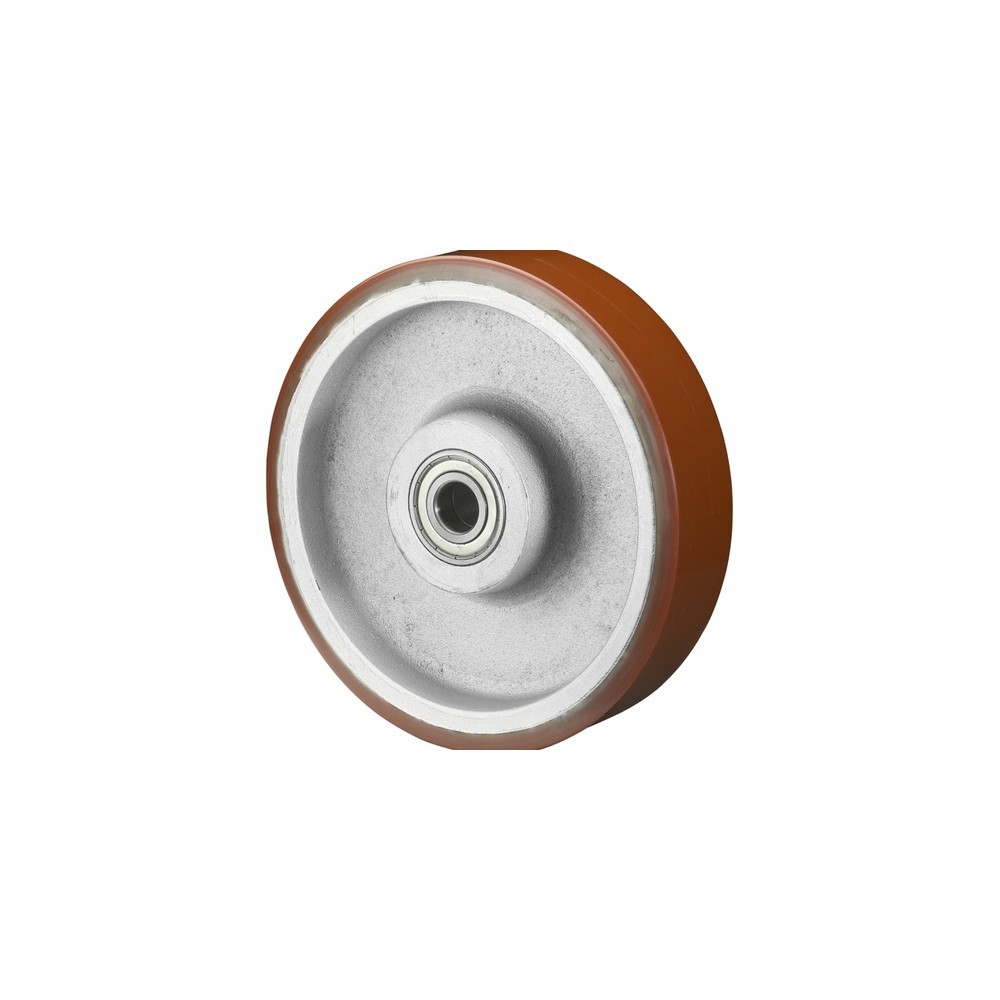 Imagem do produto: BS ROLLEN roda em poliuretano fundido Prothane®, rolamentos de esferas, Ø x largura 100 x 50 mm, TK 400 kg