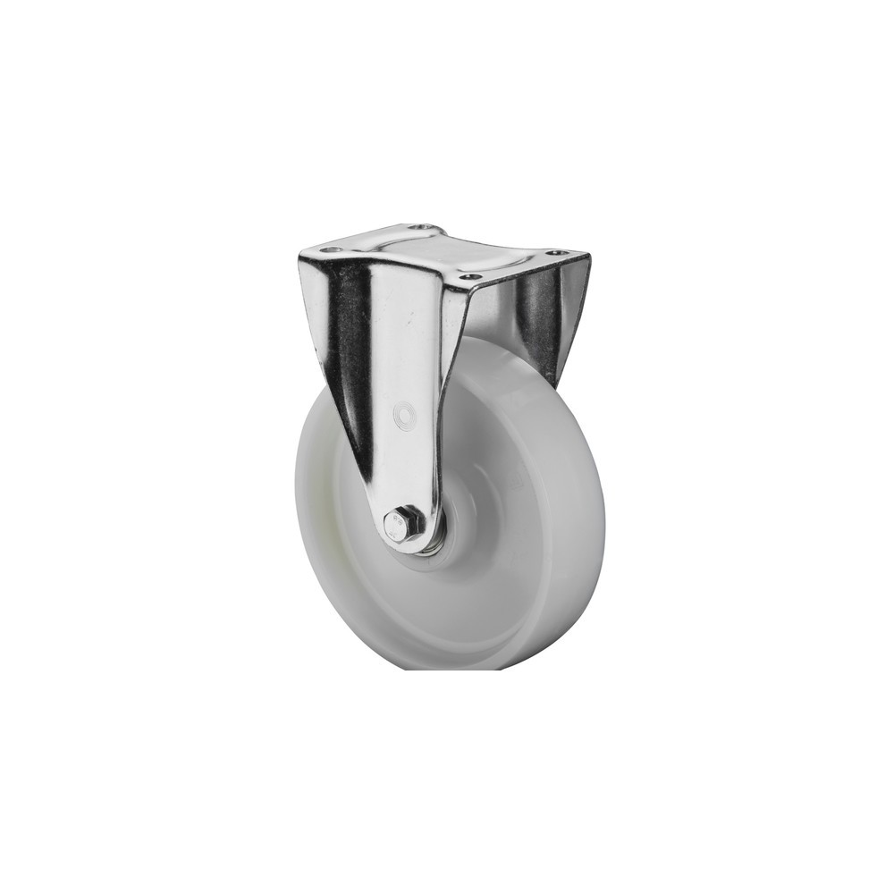 Imagem do produto: BS ROLLEN rodízio para cargas pesadas em plástico, rodízio, com rolamentos de esferas, placa, Ø x largura 100 x 35 mm, capacidade de carga 500 kg