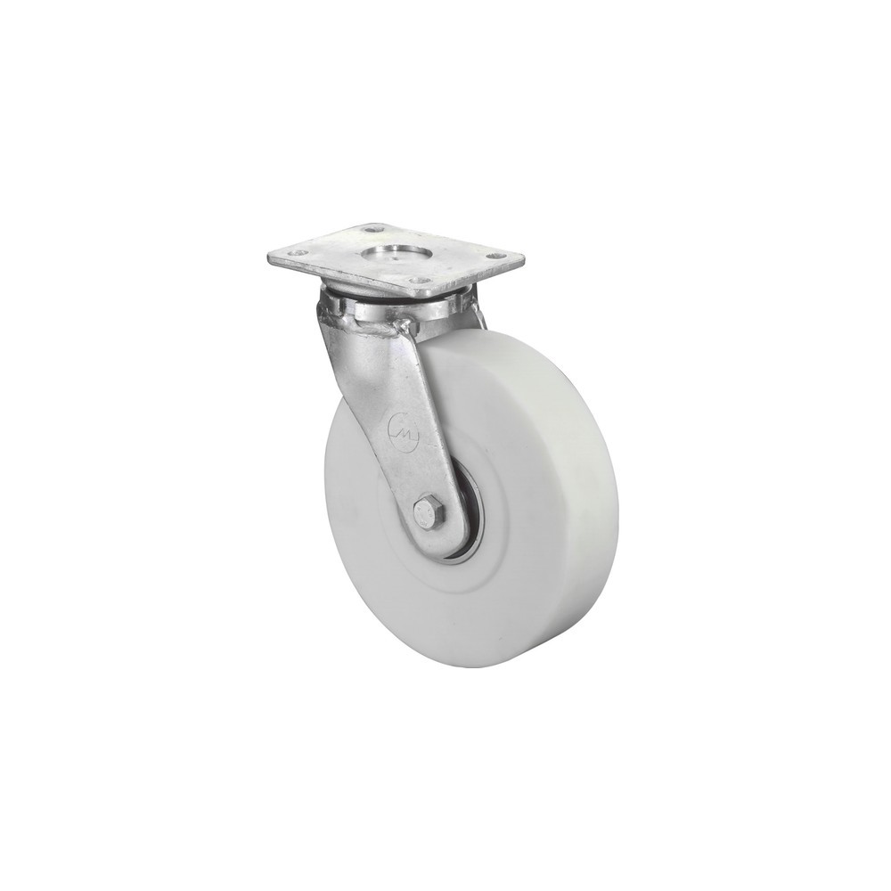Imagem do produto: BS ROLLEN rodízio para cargas pesadas em poliamida, roda-guia, rolamento de esferas, placa, Ø x largura 100 x 55 mm, TK 900 kg