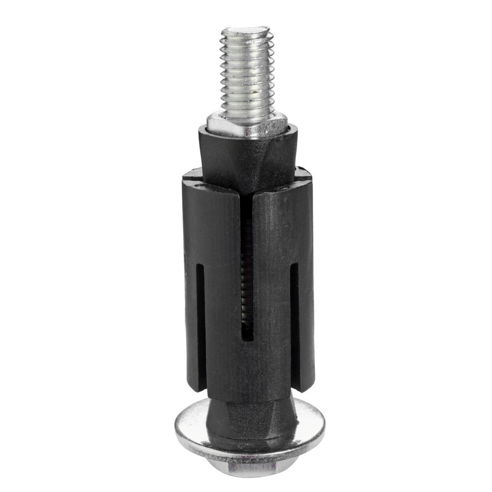 Imagem do produto: BS ROLLEN fixação expansível para rodízio para aparelhos em TPE com orifício de passagem, tubo redondo, faixa de aperto de 21,5 - 24,0 mm, incl. bucha de encaixe 20,0 x 37,8 x 37,8 mm