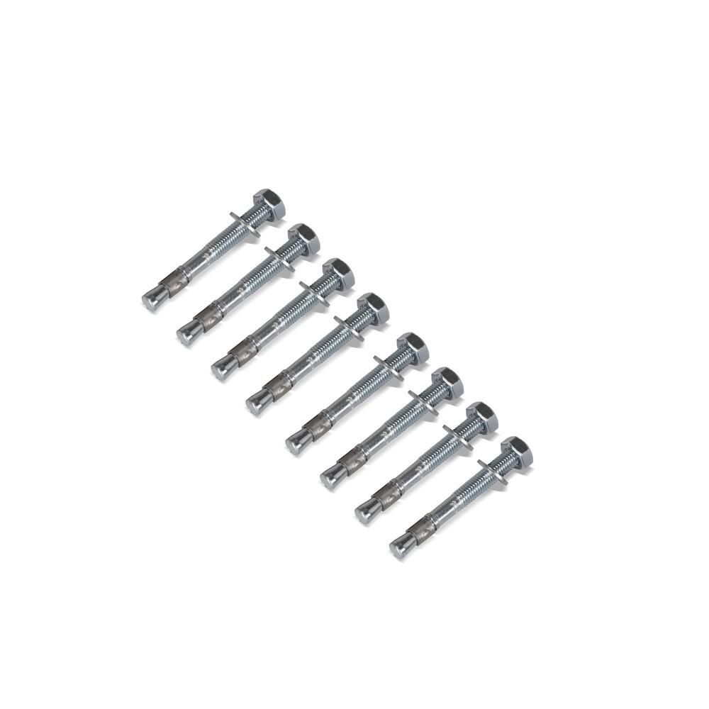 Imagem do produto n.º 2: Dancop kit de montagem com ancoragens ao solo, aço galvanizado a quente, 8 unid./emb.