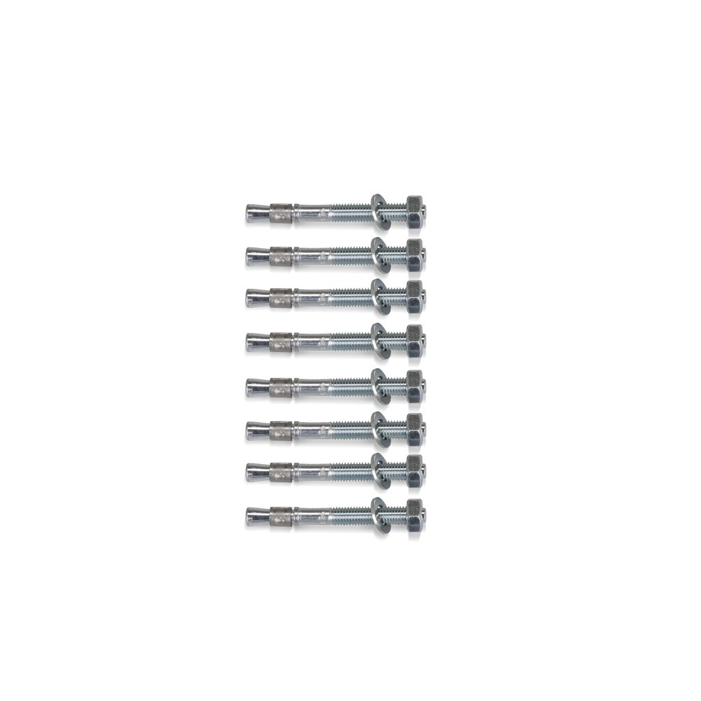 Imagem do produto n.º 3: Dancop kit de montagem com ancoragens ao solo, aço galvanizado a quente, 8 unid./emb.