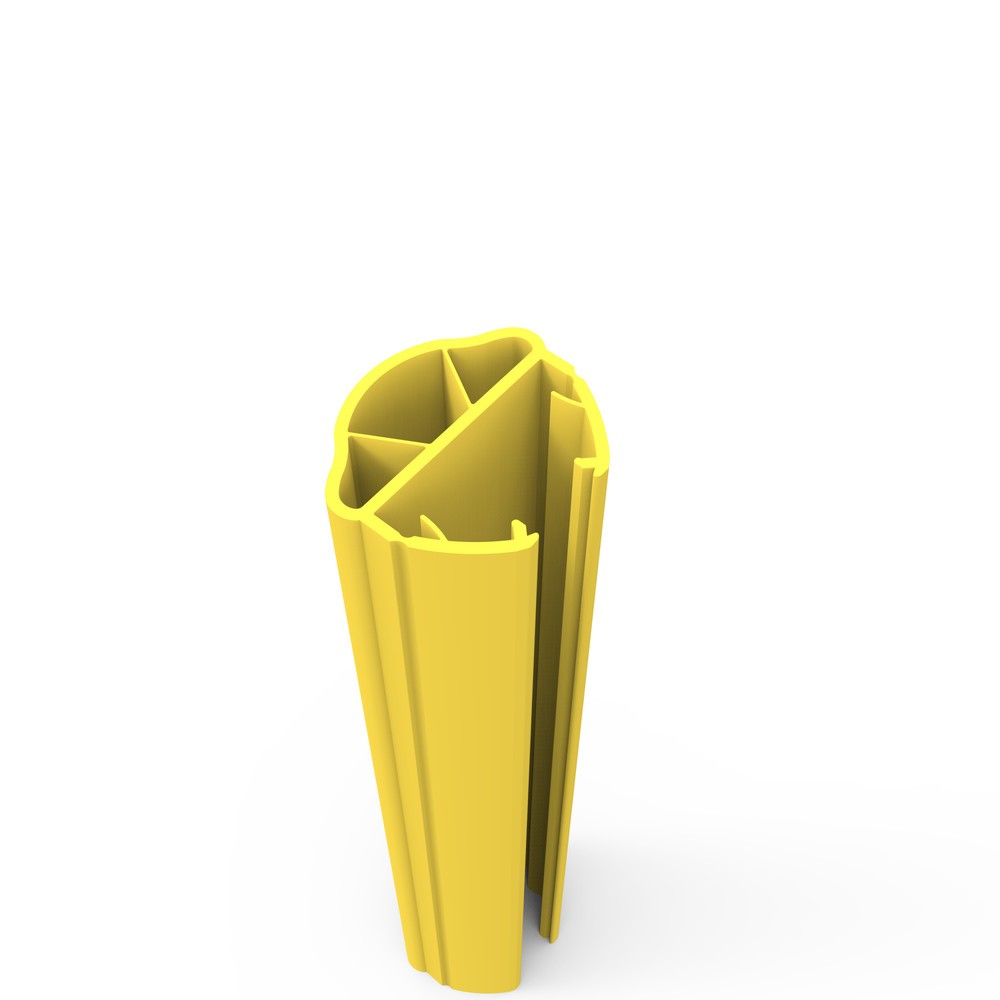 Imagem do produto n.º 10: Proteção contra impactos Dancop d-flexx para estantes Alfa, em plástico, A x L 600 x 75-99 mm