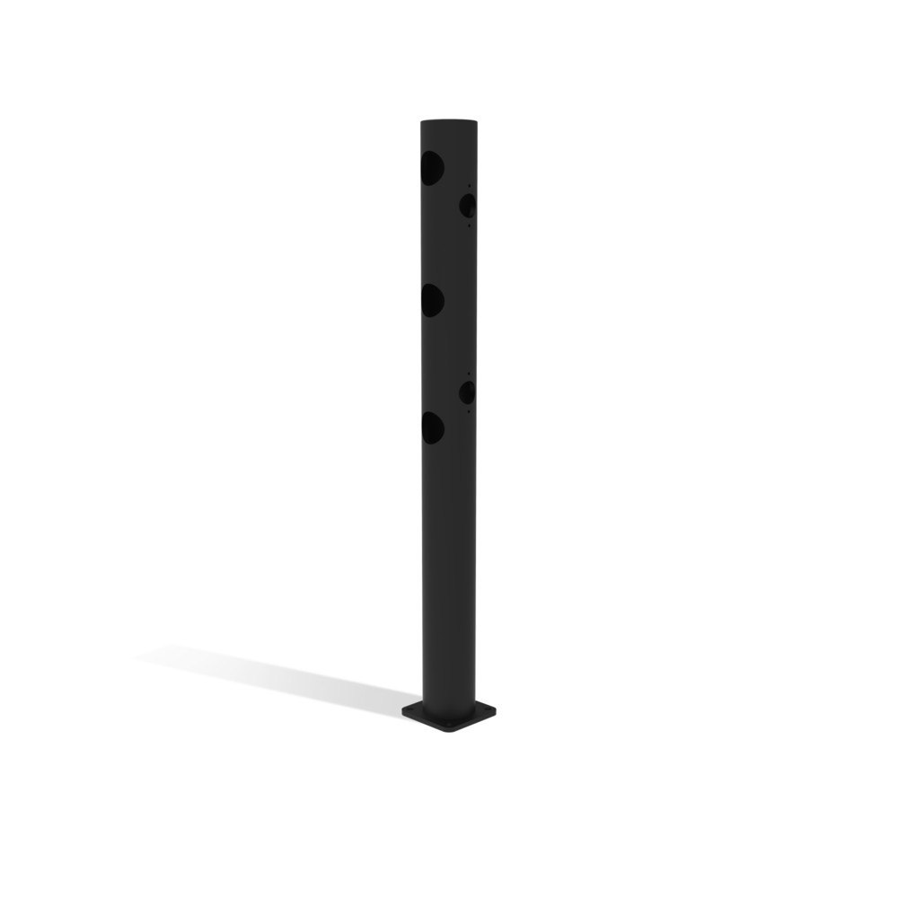 Imagem do produto n.º 8: Poste de canto Dancop para porta basculante da guarda de segurança «Delta», direita, para utilização em espaços interiores e exteriores, altura de 1200 mm