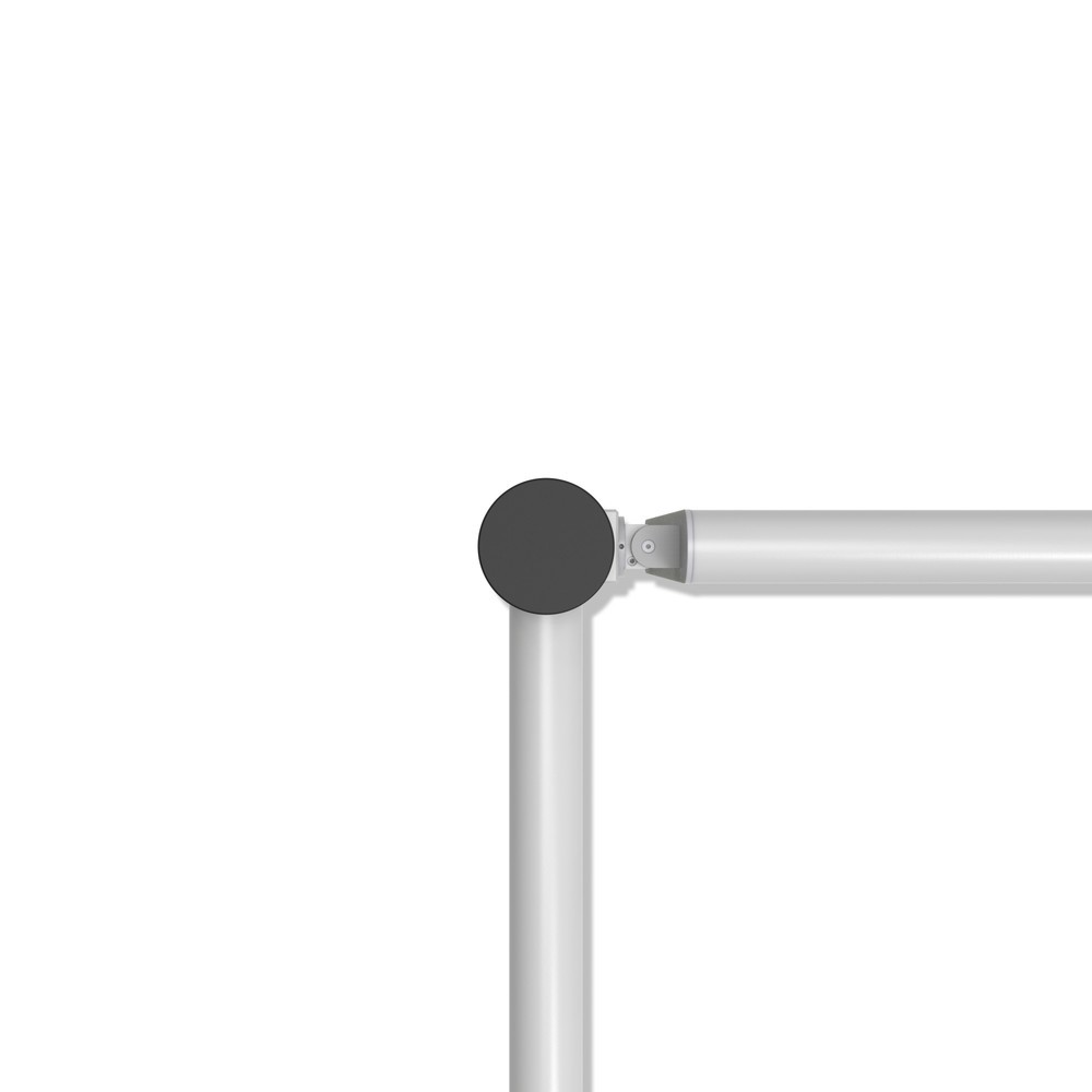 Imagem do produto n.º 10: Poste de canto Dancop para porta basculante da guarda de segurança «Delta», direita, para utilização em espaços interiores e exteriores, altura de 1200 mm