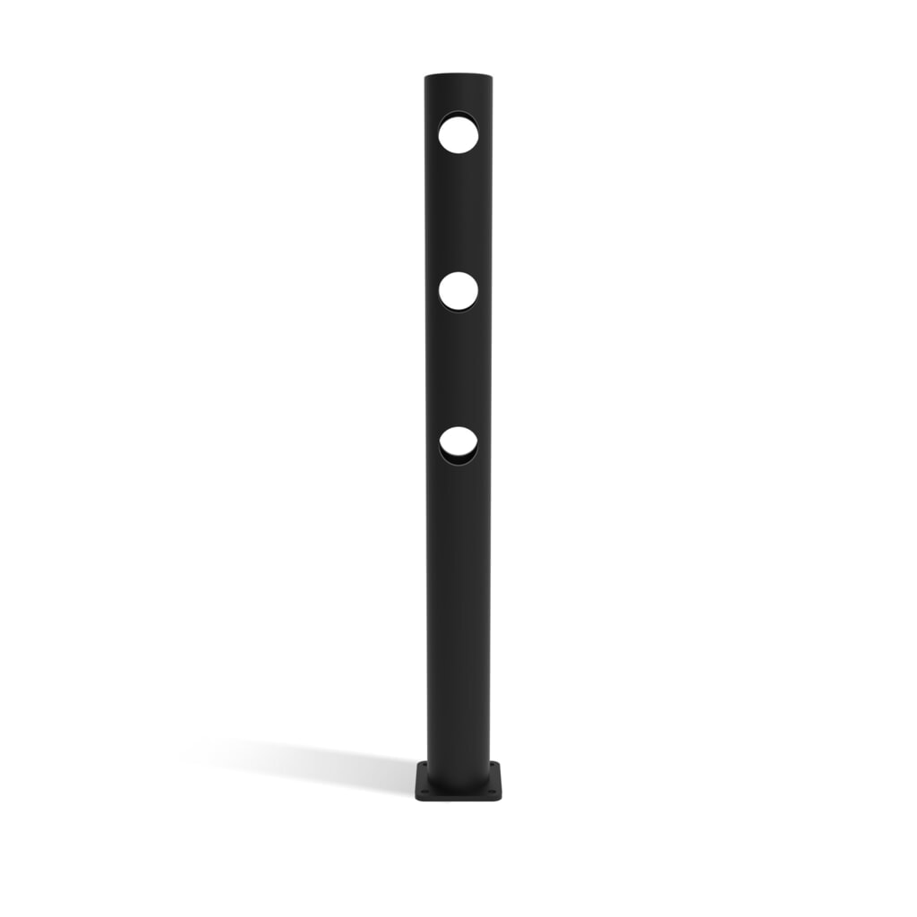 Imagem do produto n.º 1: Dancop postes centrais para barreiras de segurança "Delta", para utilização em espaços interiores e exteriores, 1200 mm de altura