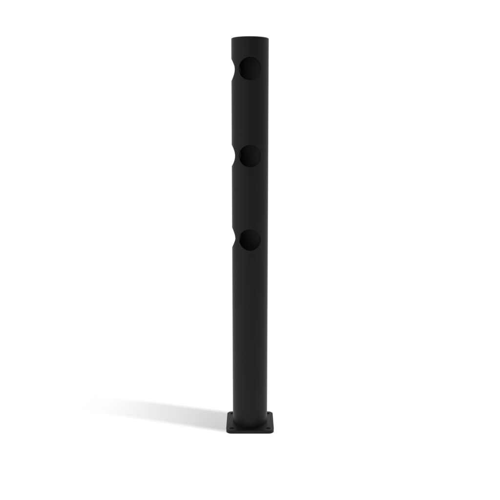 Imagem do produto n.º 1: Dancop postes de canto para barreiras de segurança "Delta", para utilização em espaços interiores e exteriores, 1200 mm de altura
