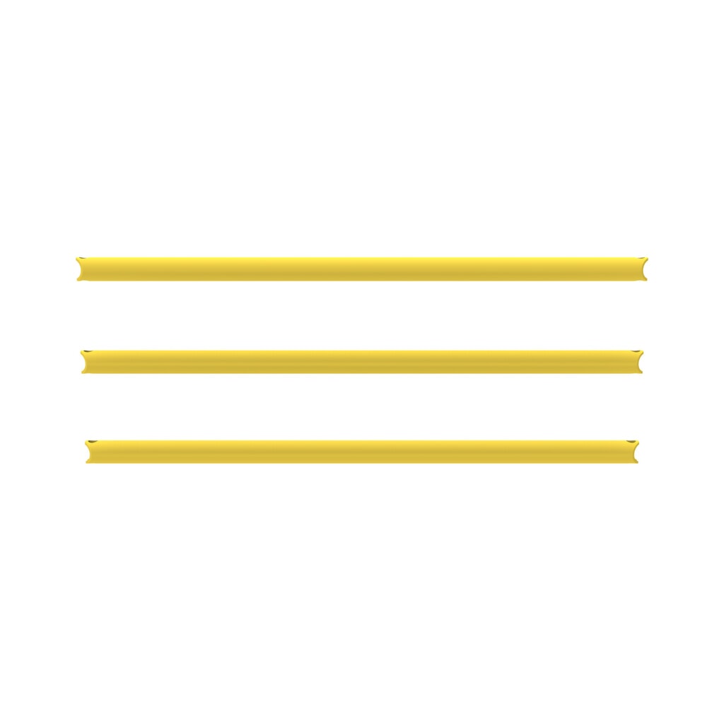 Imagem do produto: Dancop conjunto de travessas para barreiras de segurança "Delta", para utilização em espaços interiores e exteriores, 3 x 350 - 1510 mm, corte personalizado
