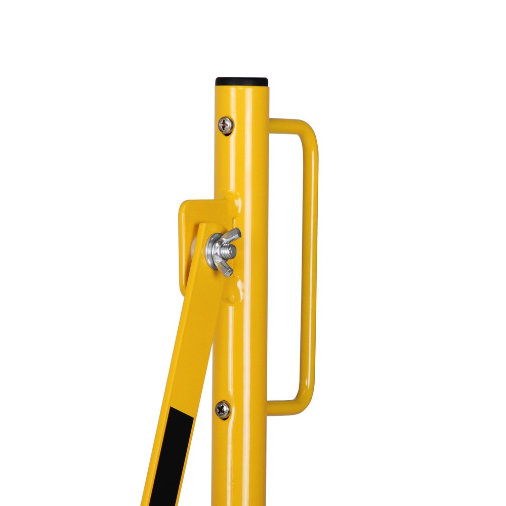 Imagem do produto n.º 9: Dancop grade em tesoura, rodas de um lado, montagem na parede, largura 3600 mm, preto/amarelo