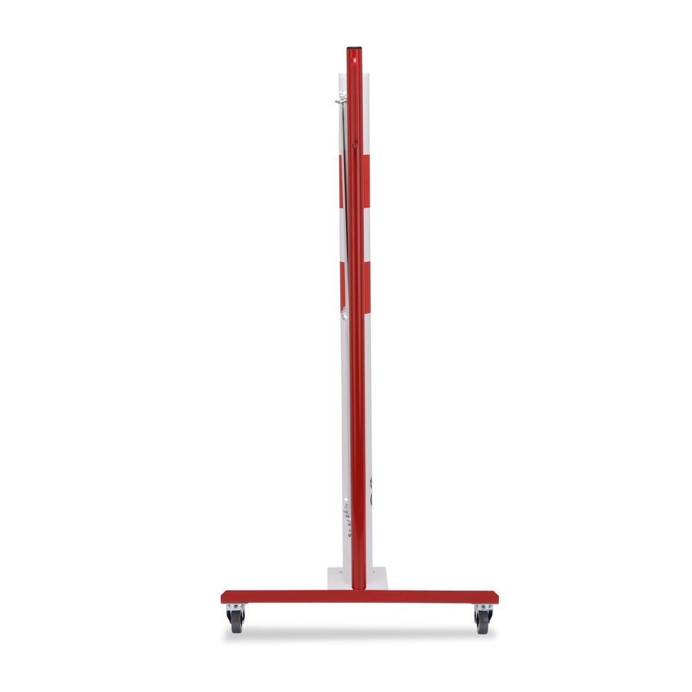 Imagem do produto n.º 3: Dancop grade em tesoura com poste de sinalização, Ø 60 mm, largura 3600 mm, vermelho/branco