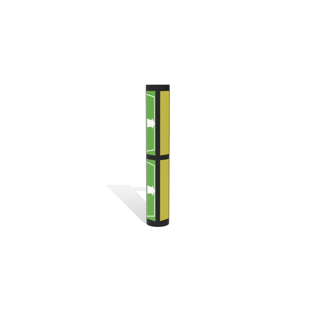 Dancop porta basculante para barreira de proteção contra embate "Delta", para utilização em espaços interiores e exteriores, A x L 1200 x 1.200 mm Imagem do produto: Dancop porta basculante para barreira de proteção contra embate "Delta", para utilização em espaços interiores e exteriores, A x L 1200 x 1.200 mm