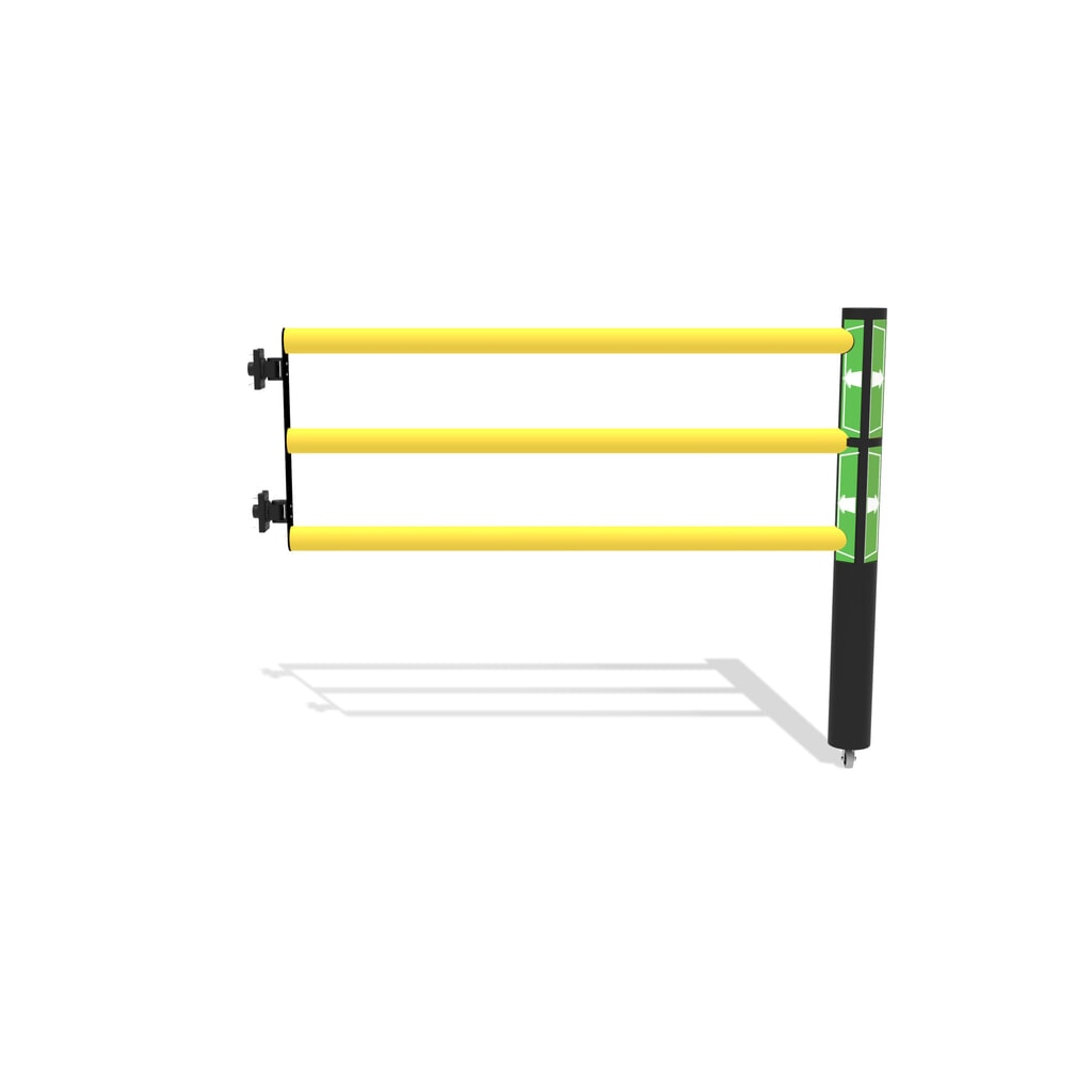 Dancop porta basculante para barreira de proteção contra embate "Delta", para utilização em espaços interiores e exteriores, A x L 1200 x 1.500 mm Imagem do produto: Dancop porta basculante para barreira de proteção contra embate "Delta", para utilização em espaços interiores e exteriores, A x L 1200 x 1.500 mm