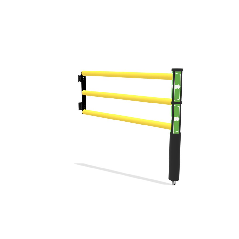 Imagem do produto n.º 2: Dancop porta basculante para barreira de proteção contra embate "Delta", para utilização em espaços interiores e exteriores, A x L 1200 x 1.500 mm