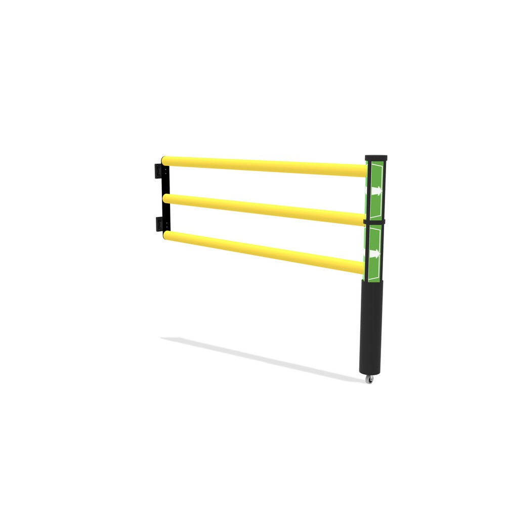 Imagem do produto n.º 2: Dancop porta basculante para barreira de proteção contra embate "Delta", para utilização em espaços interiores e exteriores, A x L 1200 x 1.750 mm