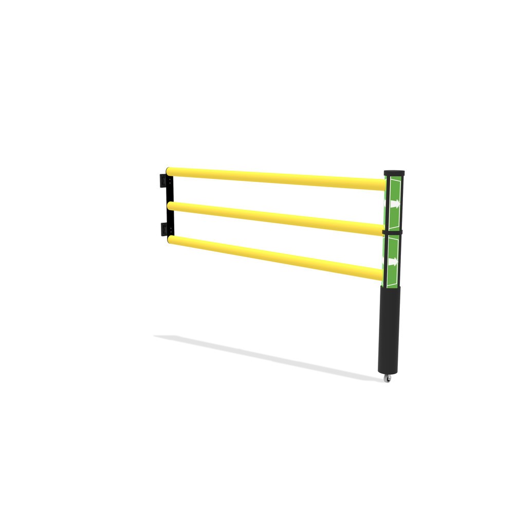 Imagem do produto n.º 2: Dancop porta basculante para barreira de proteção contra embate "Delta", para utilização em espaços interiores e exteriores, A x L 1200 x 2.000 mm