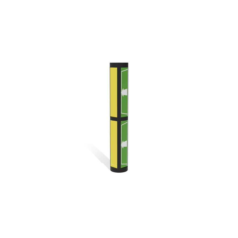 Imagem do produto n.º 3: Dancop porta basculante para barreira de proteção contra embate "Delta", para utilização em espaços interiores e exteriores, A x L 1200 x 1.000 mm