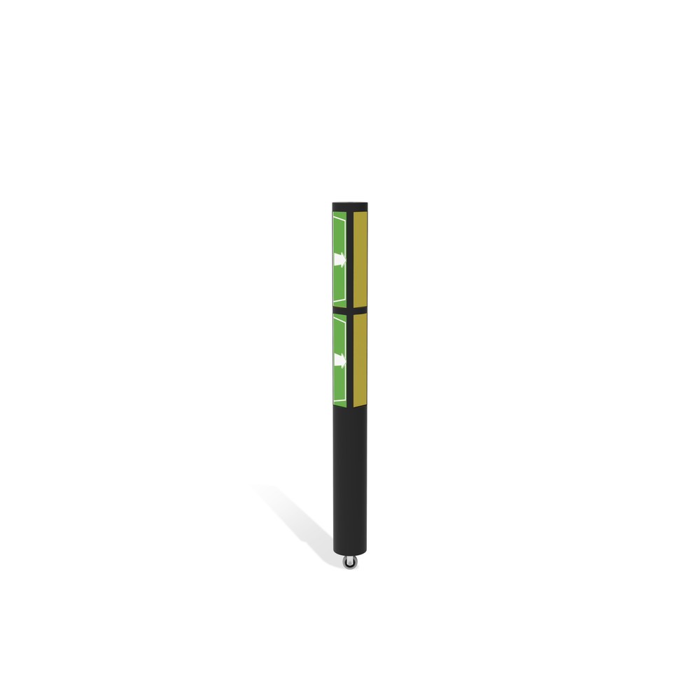 Imagem do produto n.º 3: Dancop porta basculante para barreira de proteção contra embate "Delta", para utilização em espaços interiores e exteriores, A x L 1200 x 1.500 mm