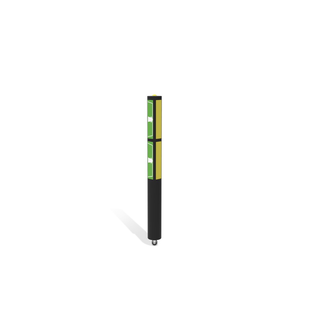Imagem do produto n.º 3: Dancop porta basculante para barreira de proteção contra embate "Delta", para utilização em espaços interiores e exteriores, A x L 1200 x 1.750 mm