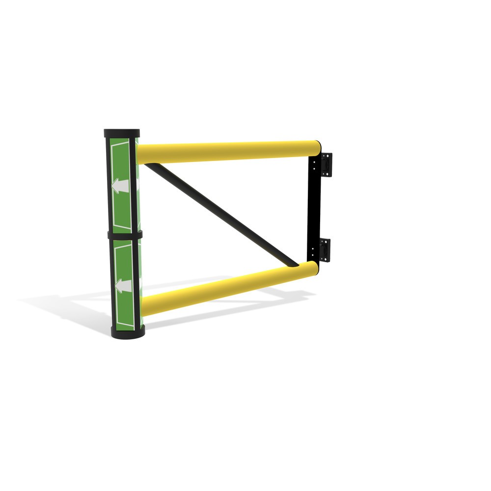 Imagem do produto n.º 4: Dancop porta basculante para barreira de proteção contra embate "Delta", para utilização em espaços interiores e exteriores, A x L 1200 x 1.000 mm