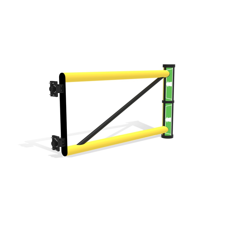 Imagem do produto n.º 6: Dancop porta basculante para barreira de proteção contra embate "Delta", para utilização em espaços interiores e exteriores, A x L 1200 x 1.200 mm