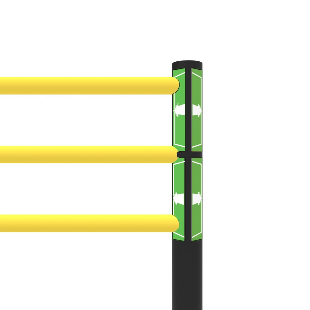 Imagem do produto n.º 9: Dancop porta basculante para barreira de proteção contra embate "Delta", para utilização em espaços interiores e exteriores, A x L 1200 x 1.500 mm