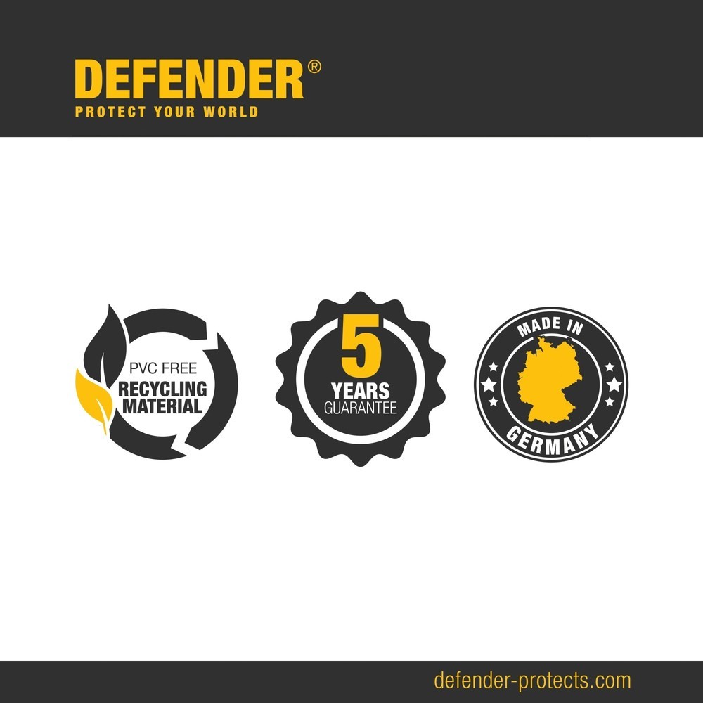 Imagem do produto n.º 2: Ponte de cabos Defender® by Adam Hall MICRO 2, 2 canais, preto/amarelo