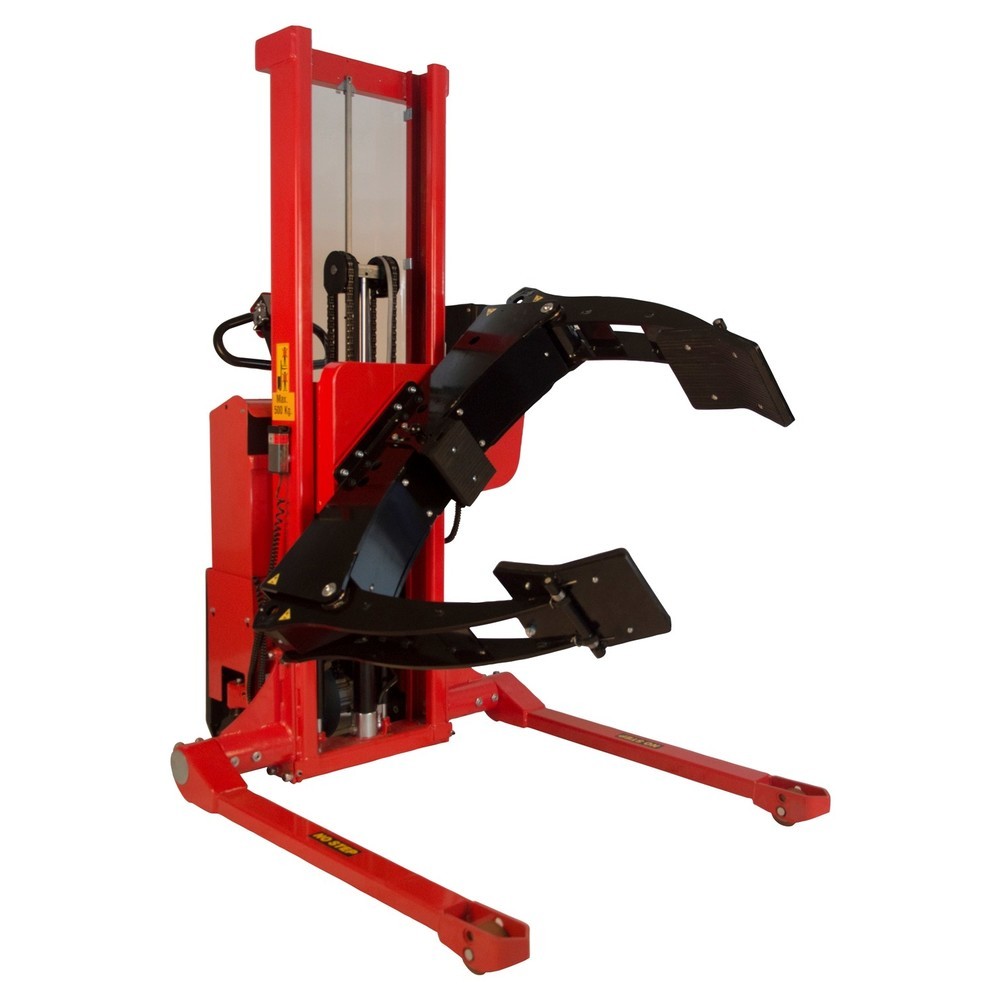 Imagem do produto n.º 4: Logitrans elevador de rolos elétrico de via larga, totalmente elétrico, rotativo, com suporte de rolos ajustável