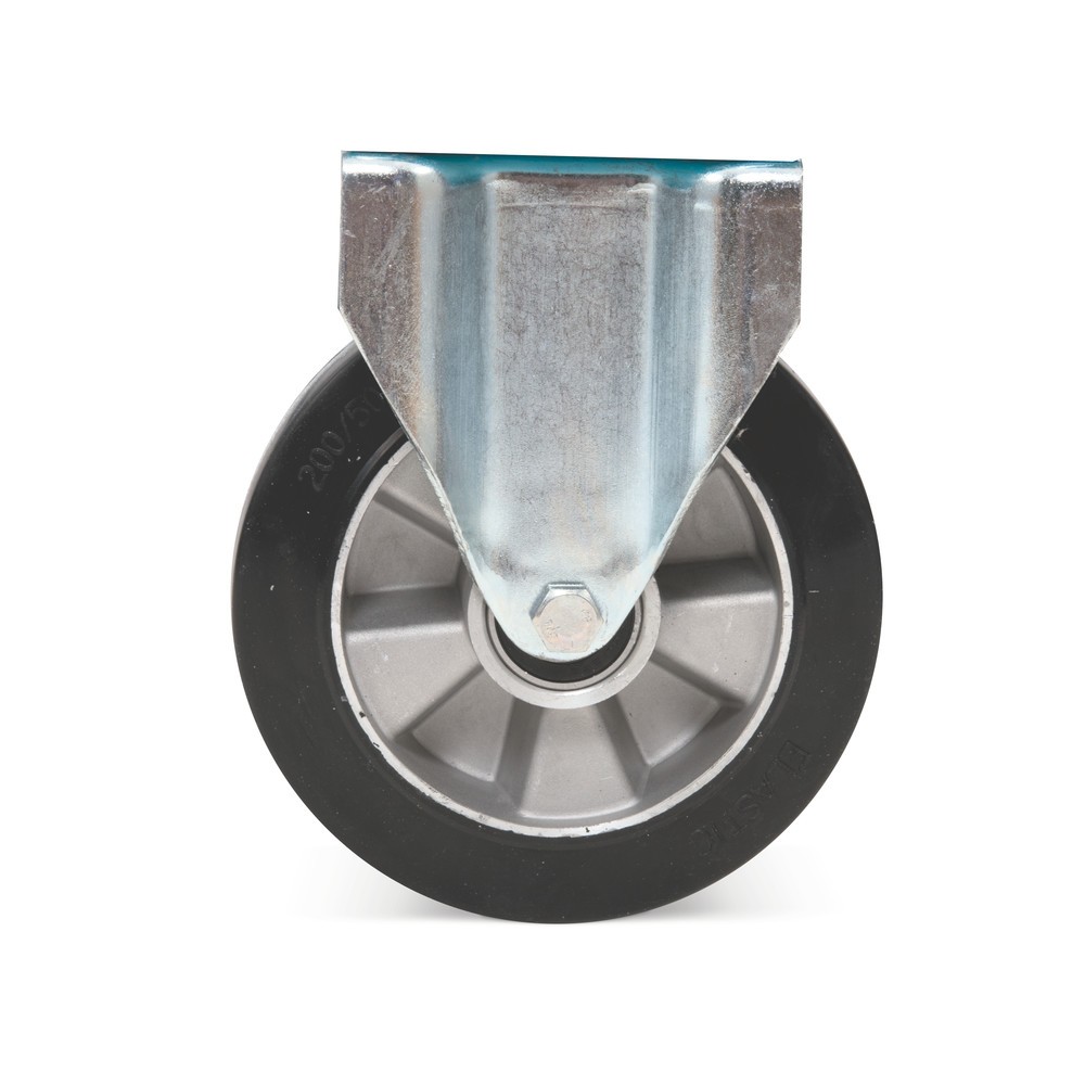 Imagem do produto n.º 3: Chassis Ameise® com cantos de apoio, altura de carregamento 280 mm, pneus de borracha maciça elástica, com travão central