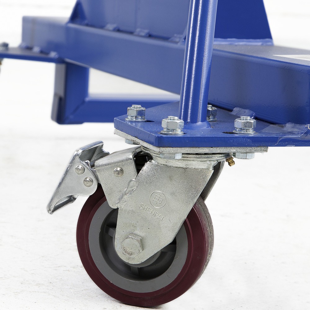 Imagem do produto n.º 2: Elevador de barris com grampo de barris, para barris de aço e PE, chassis estreito, altura de elevação 520 mm