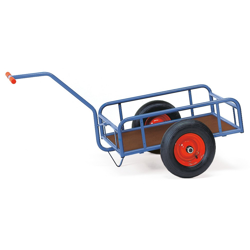 Imagem do produto: fetra® carrinho de mão de 1 eixo, paredes abertas, pneus, superfície de carregamento traseira 795 x 445 mm