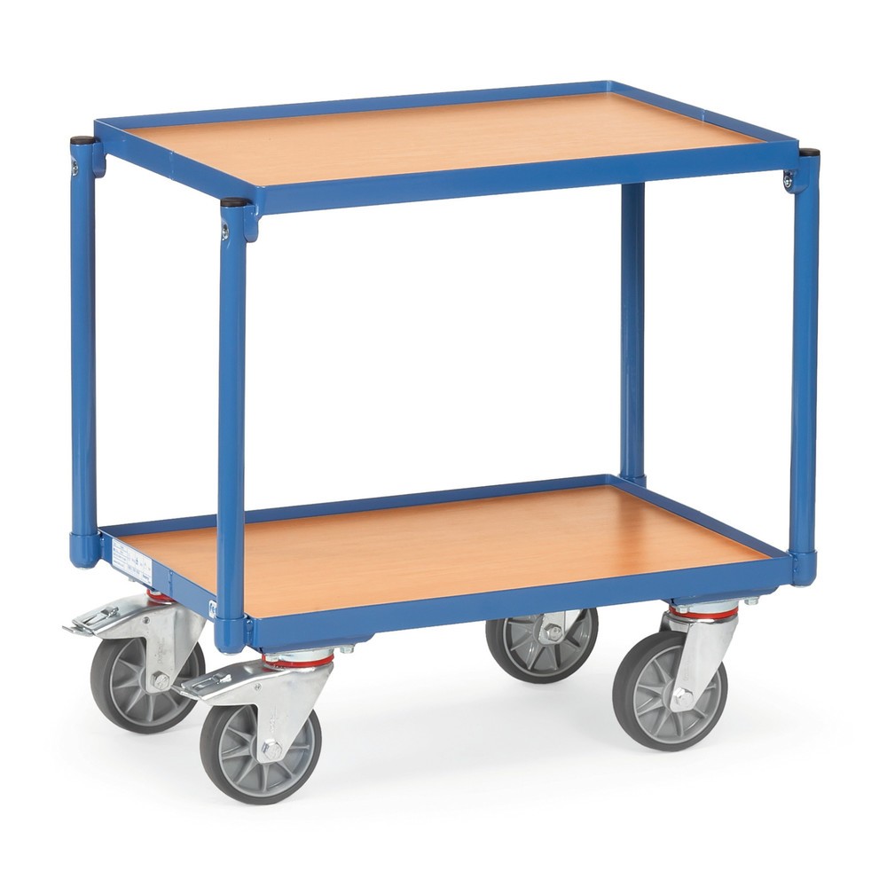 Imagem do produto: fetra® carro de pisos múltiplos, com 2 bases em madeira de 605 x 405 mm, com margem, sem pega