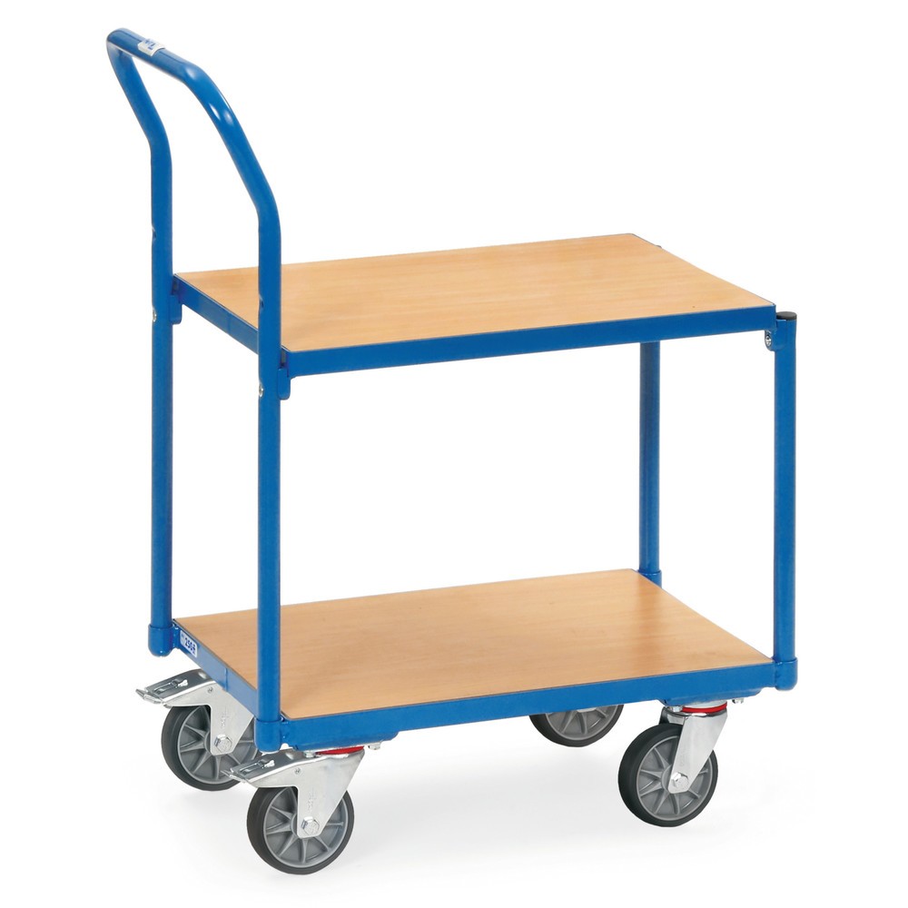 Imagem do produto: fetra® carro de pisos múltiplos, com 2 bases em madeira de 605 x 405 mm, sem margem e com pega