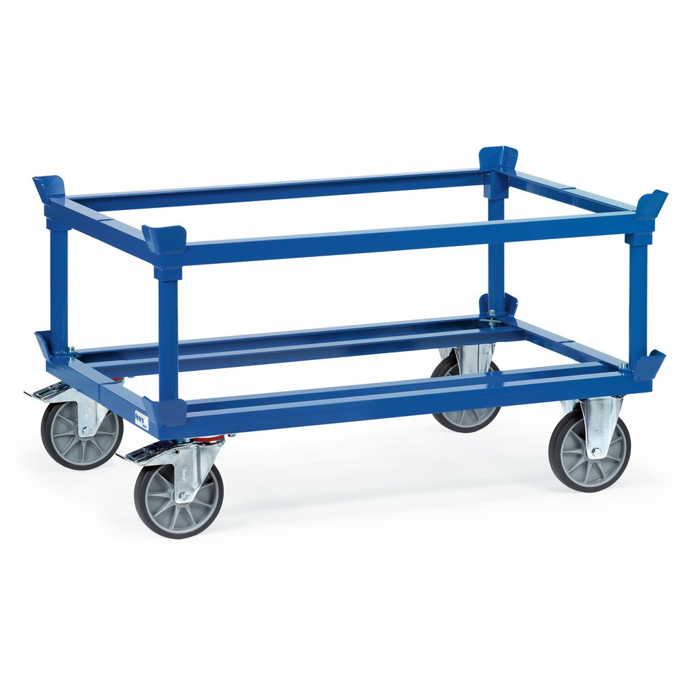 Imagem do produto n.º 2: fetra® chassis com cantos de retenção, capacidade de carga de 750 kg, para paletes 800 x 600 mm, pneus TPE