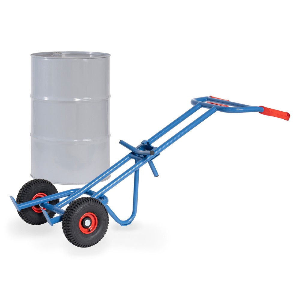 Imagem do produto: fetra® carro para bidões, capacidade de carga de 300 kg, sem roda de apoio, pneumáticos