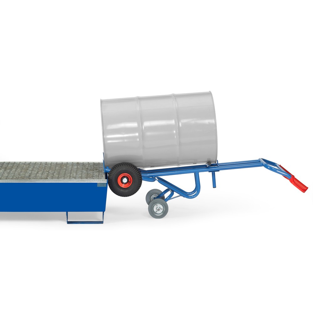 Imagem do produto n.º 4: fetra® carro para bidões, capacidade de carga de 300 kg, com 2 rodas de apoio, pneumáticos