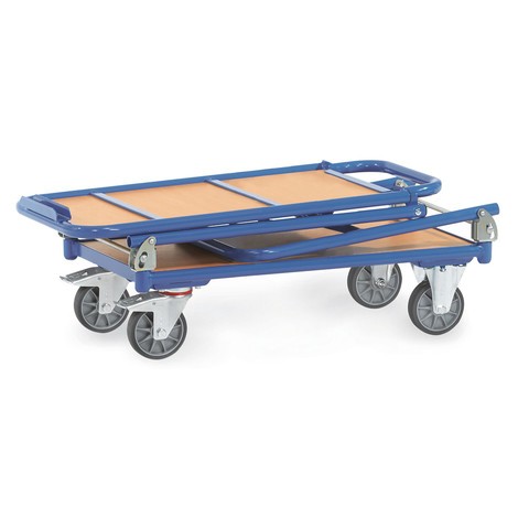 Imagem do produto n.º 3: fetra® carro com mesa rebatível com chassis em aço, 2 pisos de 720 x 450 mm