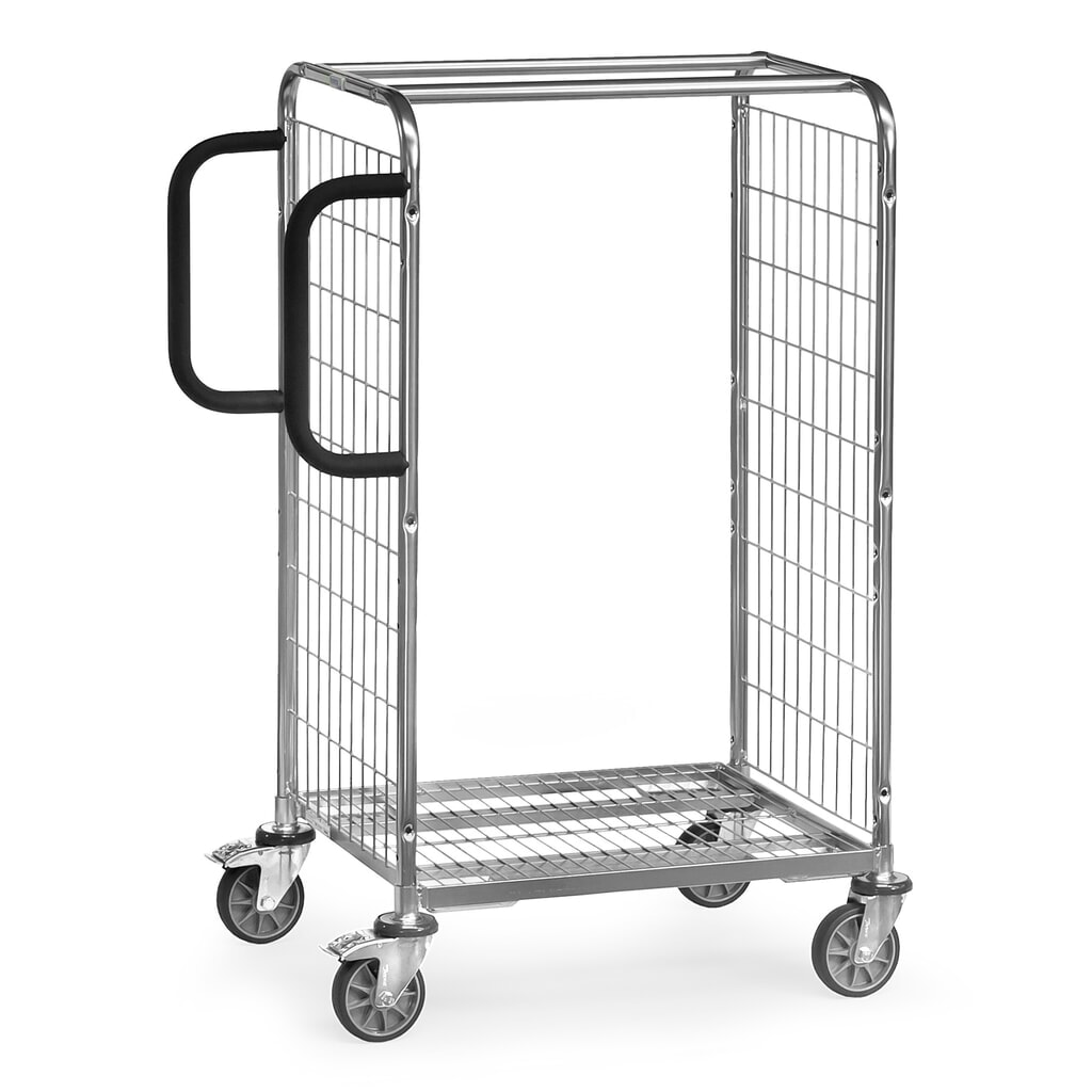 fetra® carro de preparação de encomendas, AxLxP 1225 x 590 x 891 mm, capacidade de carga 200 kg Imagem do produto: fetra® carro de preparação de encomendas, AxLxP 1225 x 590 x 891 mm, capacidade de carga 200 kg